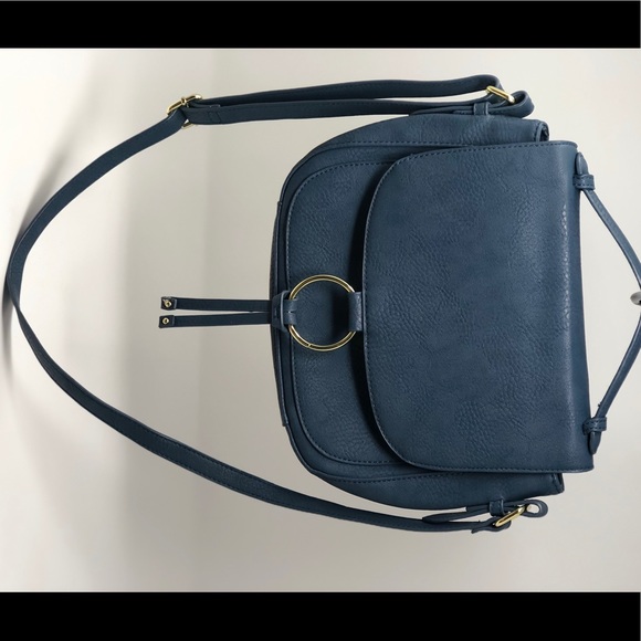 Satchel Purse Blue Grey +NEW+ - Picture 3 of 7